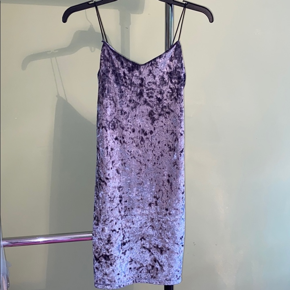 Satin/Velvet Dress